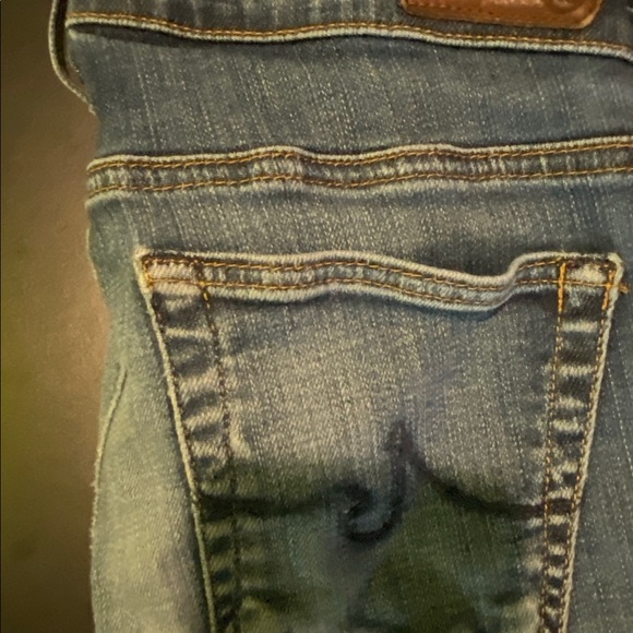 AG The Stilt Cigarette Leg Dark Wash Jeans Sz 28R - Picture 4 of 4